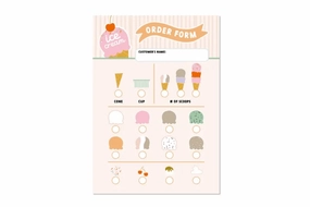 Ice Cream Shop Notepad