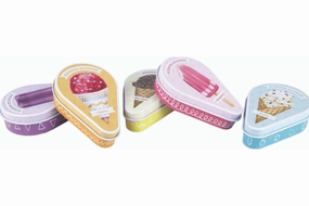 Ice Cream Sticker Tin