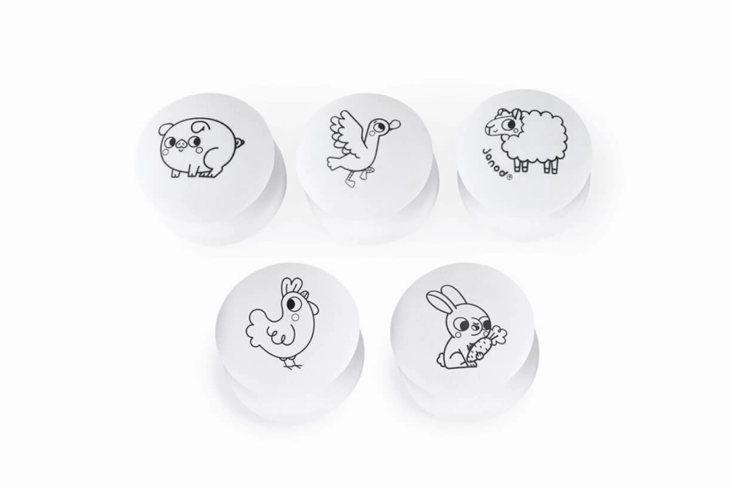 Janod Farm Stamp Set