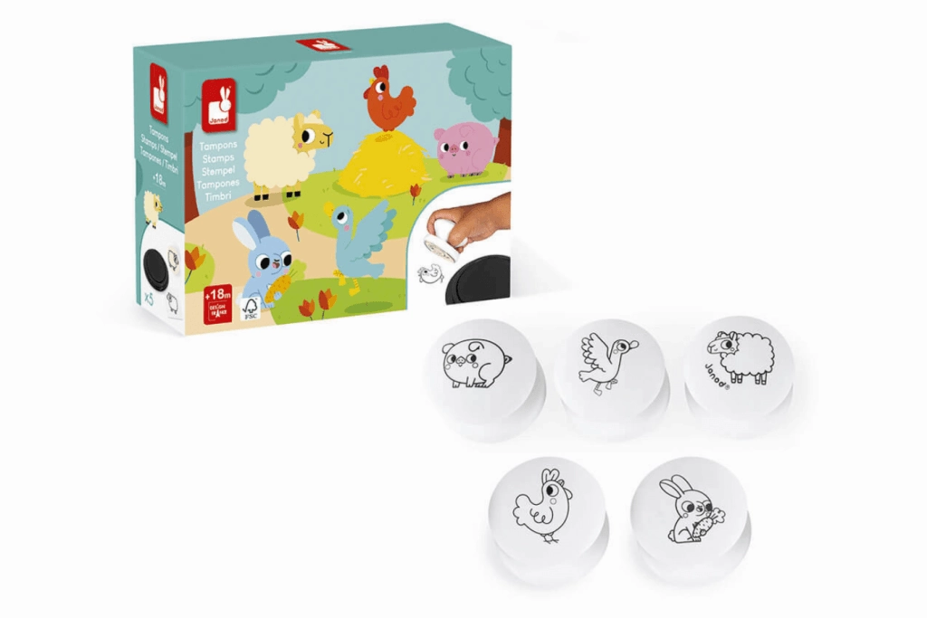 Janod Farm Stamp Set