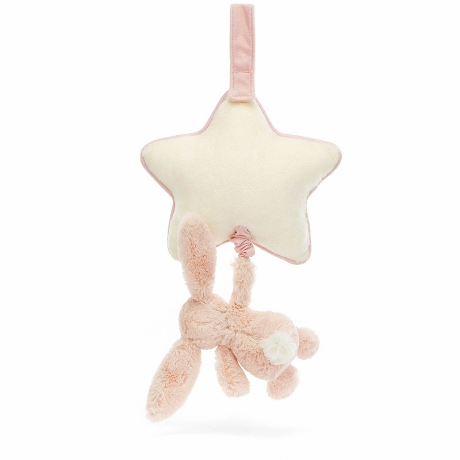 Jellycat Bashful Blush Bunny Musical Pull