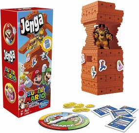 Jenga Super Mario Stacking Tower Game