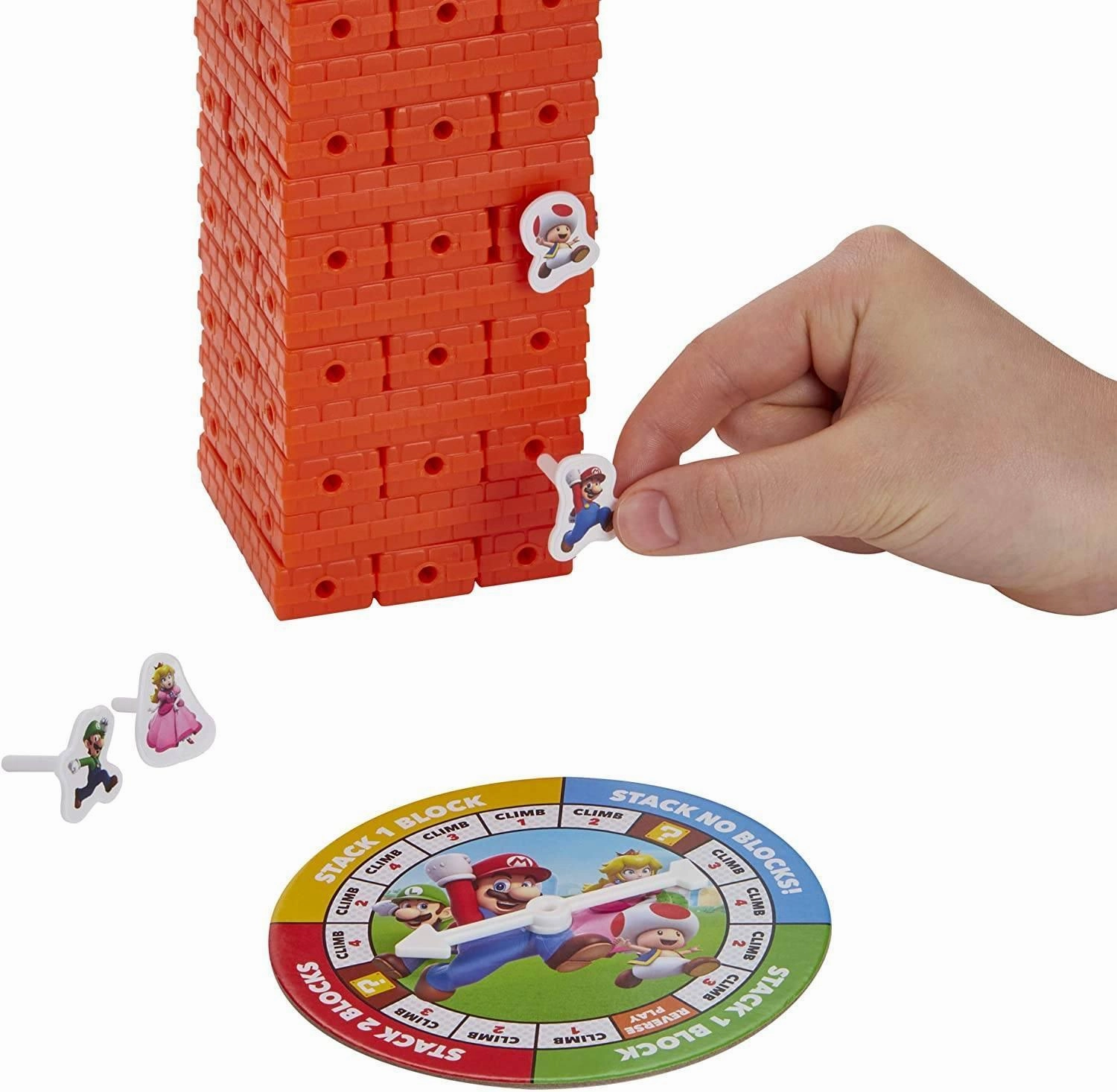 Jenga Super Mario Stacking Tower Game