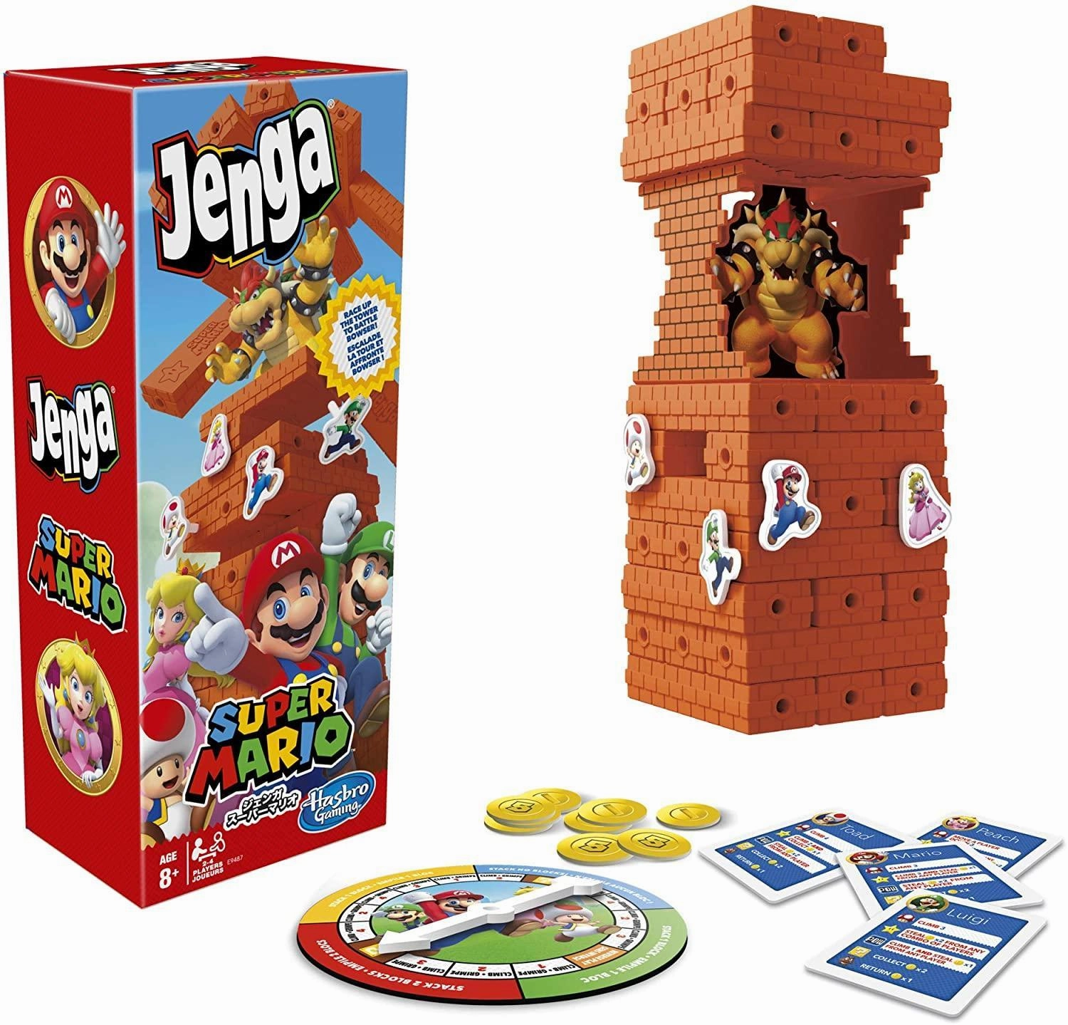 Jenga Super Mario Stacking Tower Game