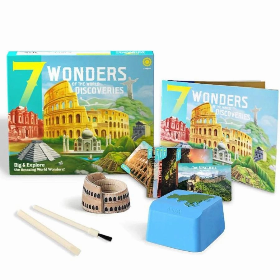 Johnco - 7 Wonders of the World Discoveries Dig Kit