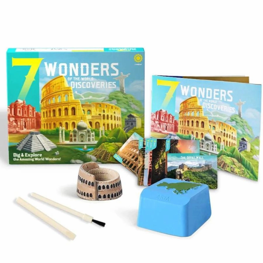 Johnco - 7 Wonders of the World Discoveries Dig Kit