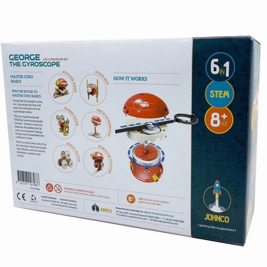 Johnco - George The 6 in 1 Gyroscope Kit