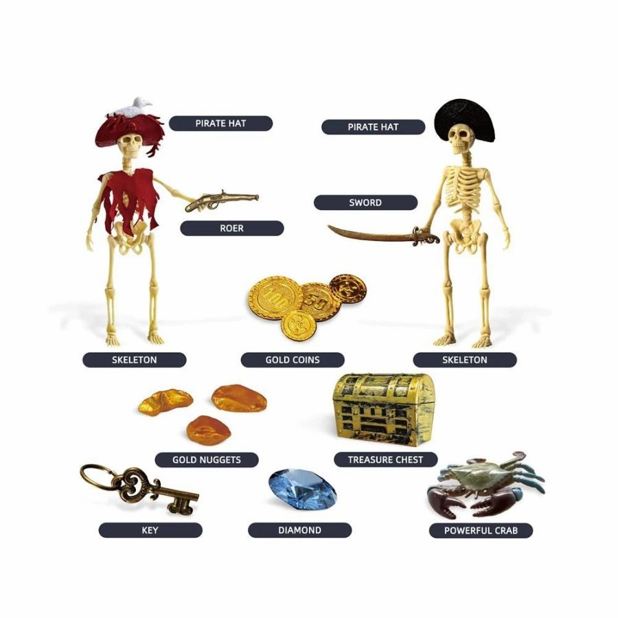 Johnco - Pirate Treasures Dig Kit