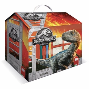 Jurassic World Colouring and Stamp Set