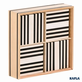 Kapla - Black and White 100 Planks
