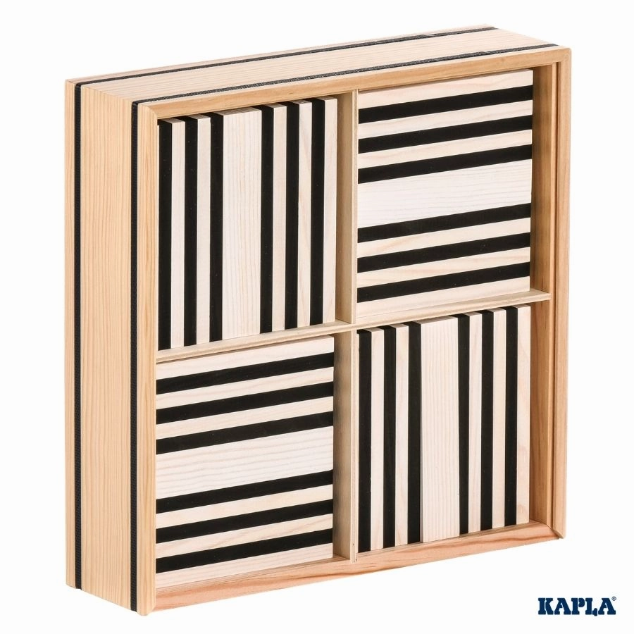 Kapla - Black and White 100 Planks