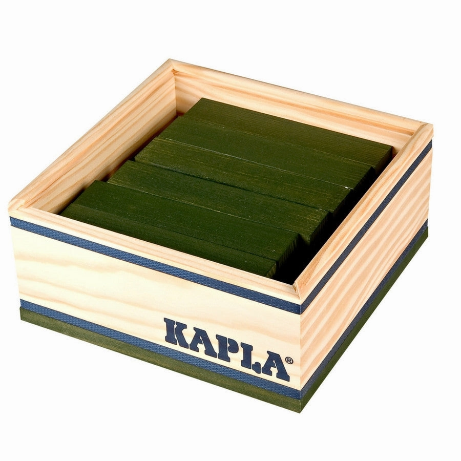 Kapla - Colour Square 40 Piece Wooden Block Set (Assorted Colours)