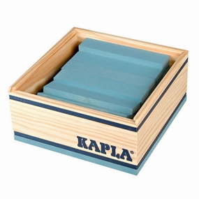 Kapla - Colour Square 40 Piece Wooden Block Set (Assorted Colours)