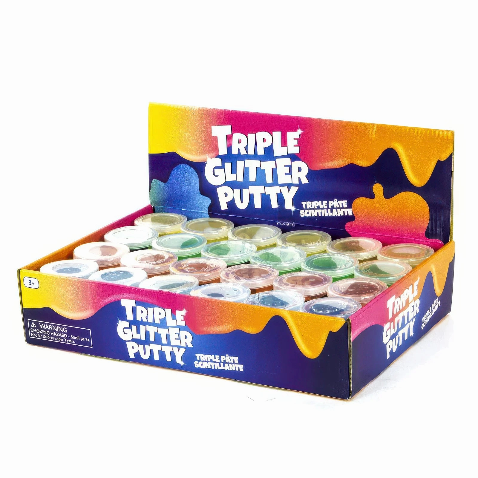 Keycraft Triple Glitter Colour Putty
