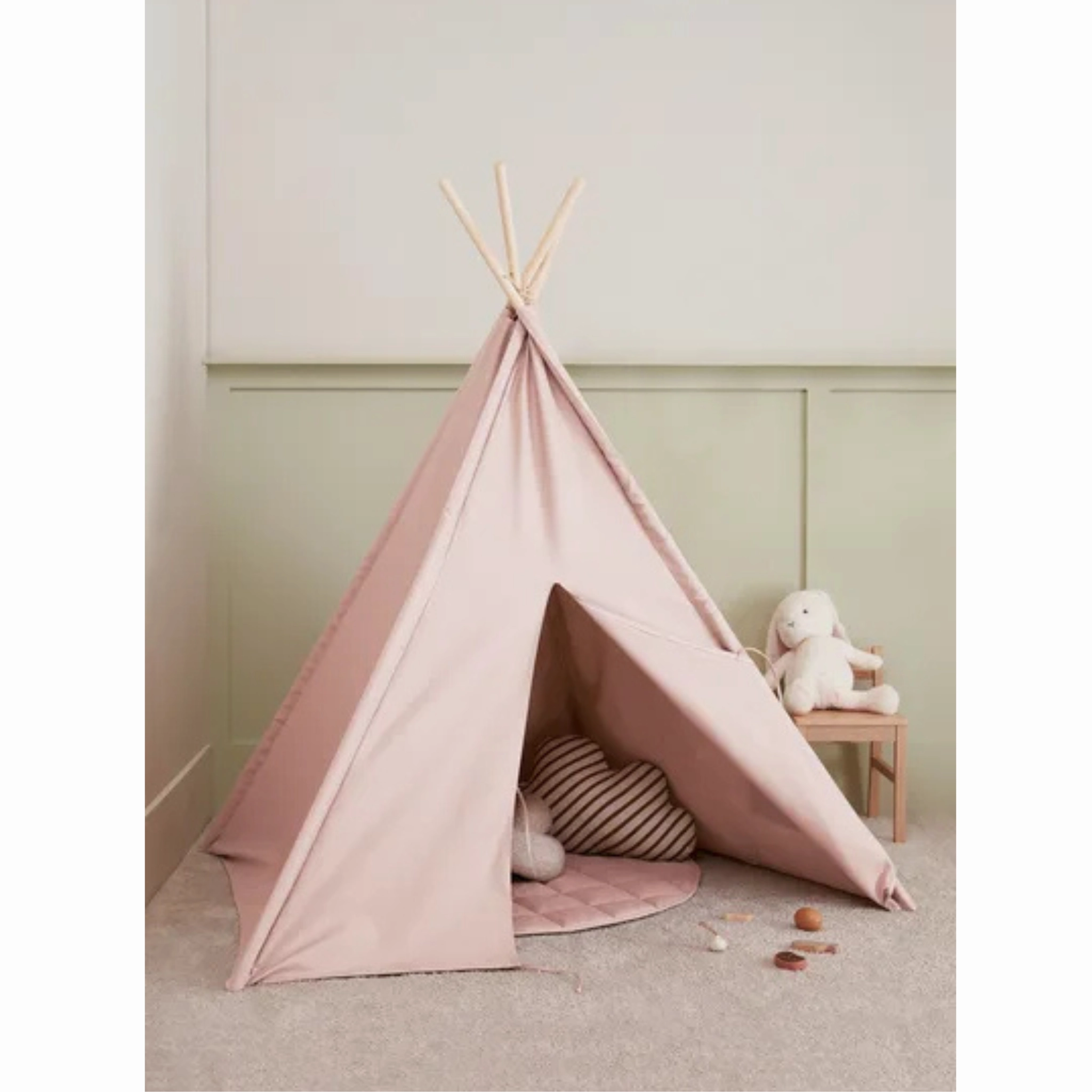 Kids Concept Teepee Tent - Light pink