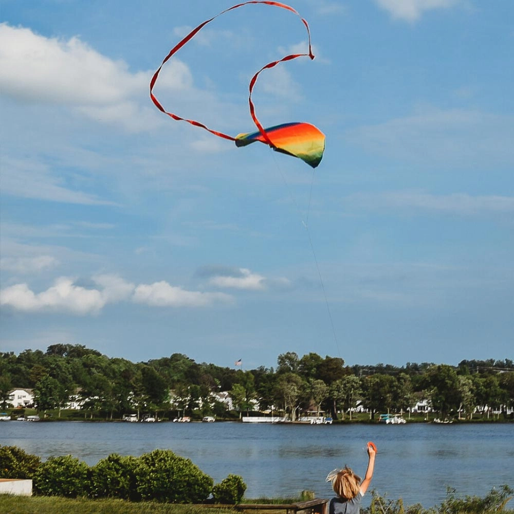 Kids Rainbow Pocket Kite