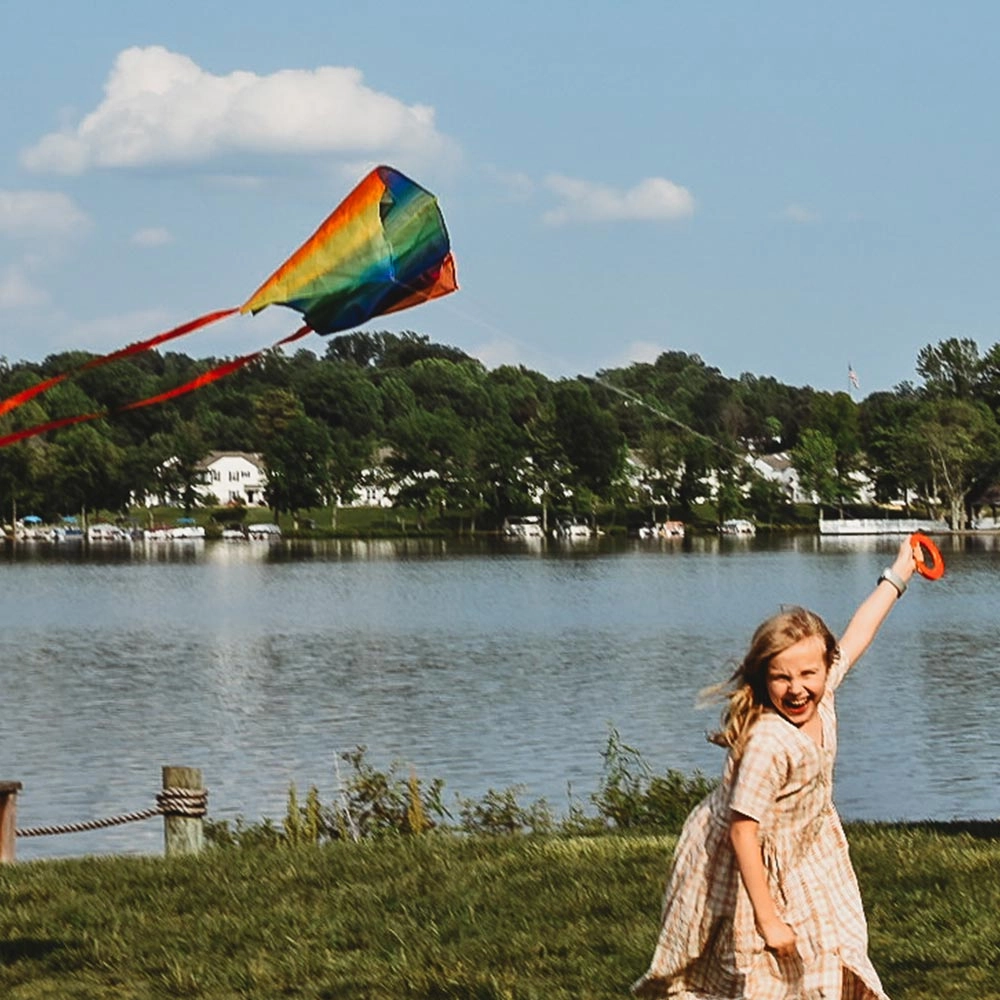 Kids Rainbow Pocket Kite