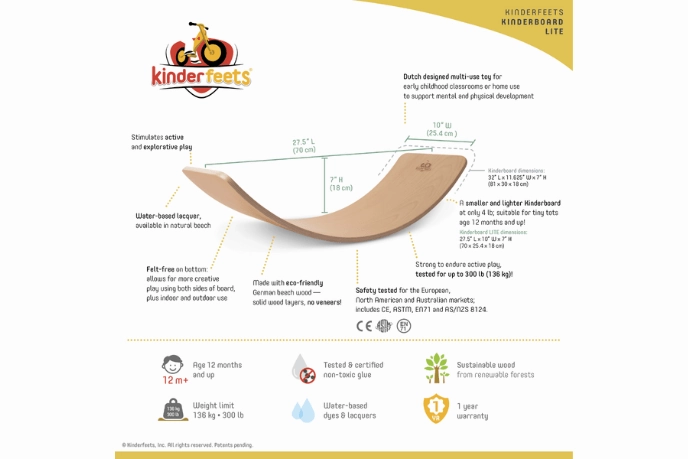 Kinderfeets Junior Balance Board