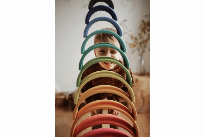 Kinderfeets Large Wooden Rainbow Arch