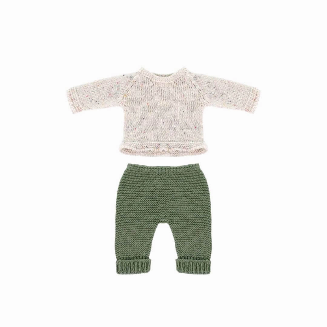 Knit Doll Sweater and Pant Set - 12"