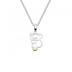 Koala with Gold Plate Pendant 9358GD Dew Jewellery