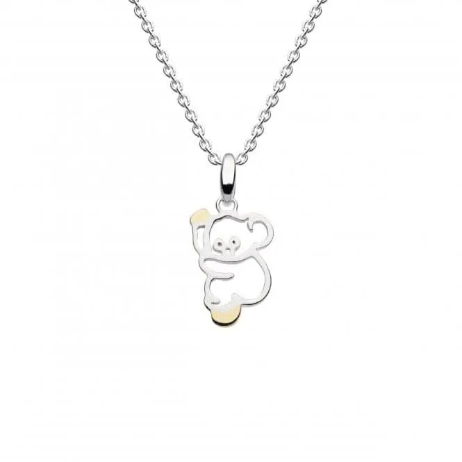 Koala with Gold Plate Pendant 9358GD Dew Jewellery