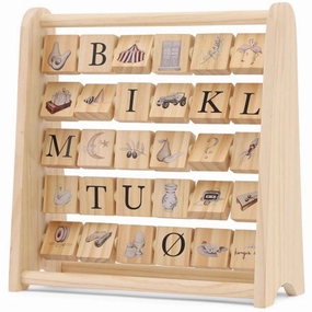 Konges Sljd Alphabet Frame Wood