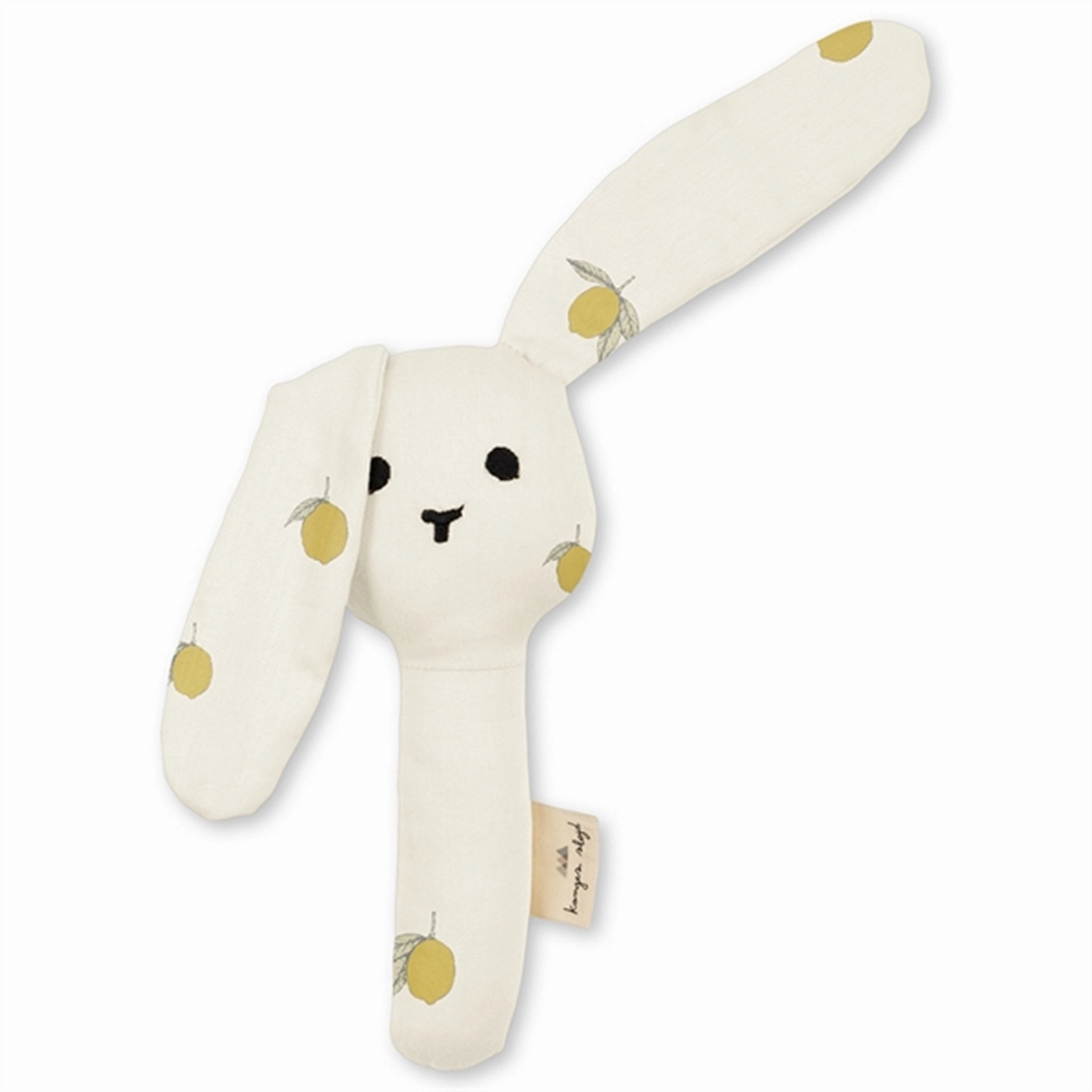 Konges Sljd Lemon Bunny Hand Rattle