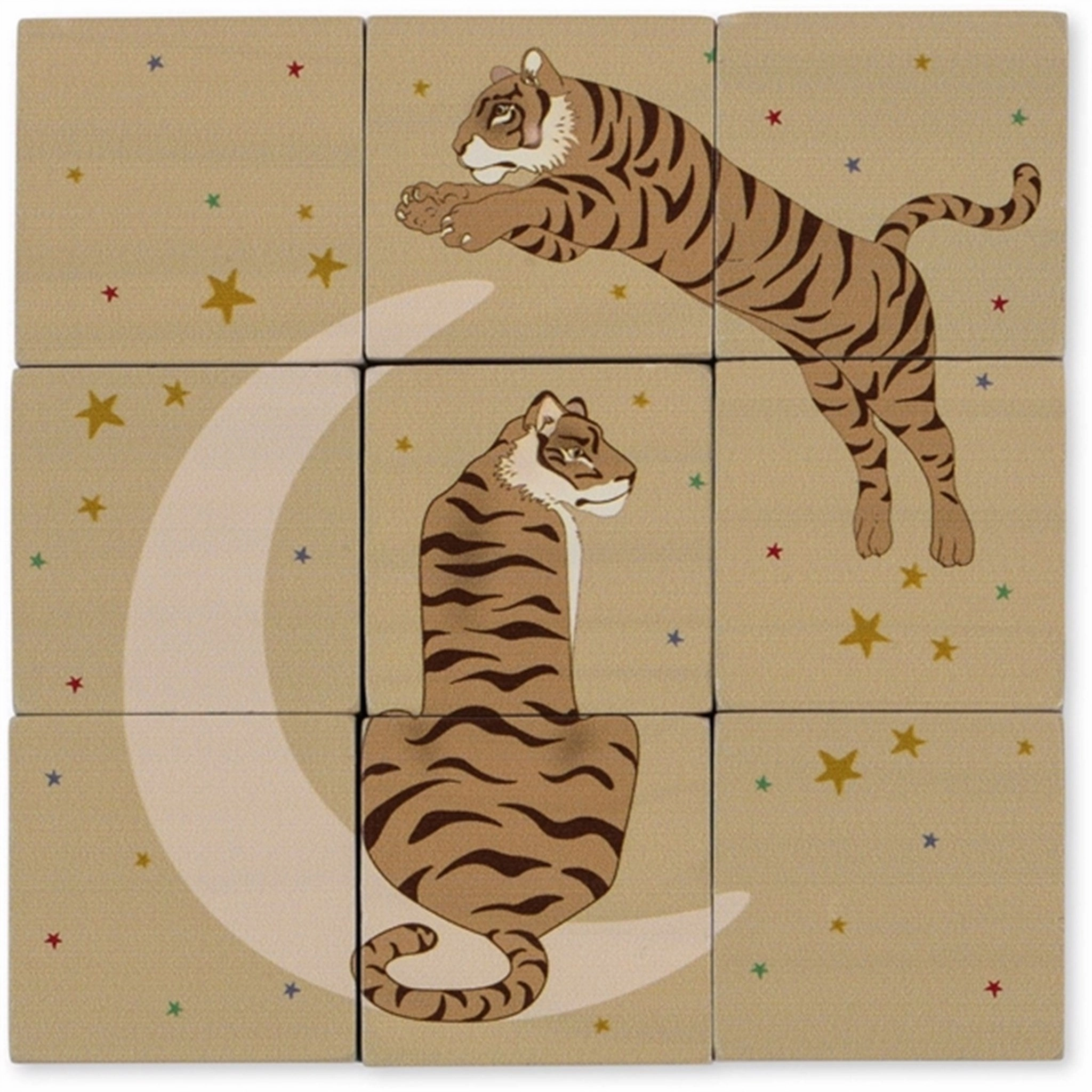 Konges Sljd Multi Color Block Puzzle
