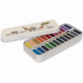 Konges Sljd Safari Water Colors Tin Box