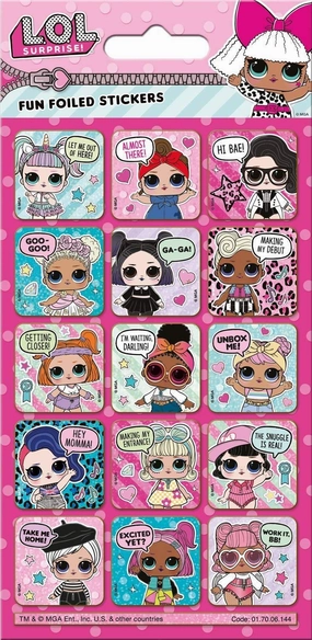 L.O.L. Surprise! Fun Foiled Stickers