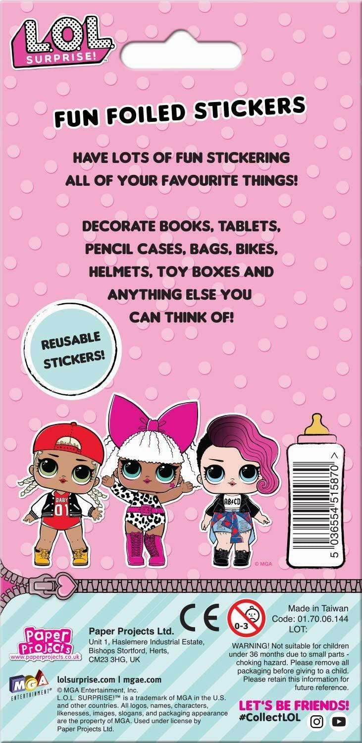 L.O.L. Surprise! Fun Foiled Stickers