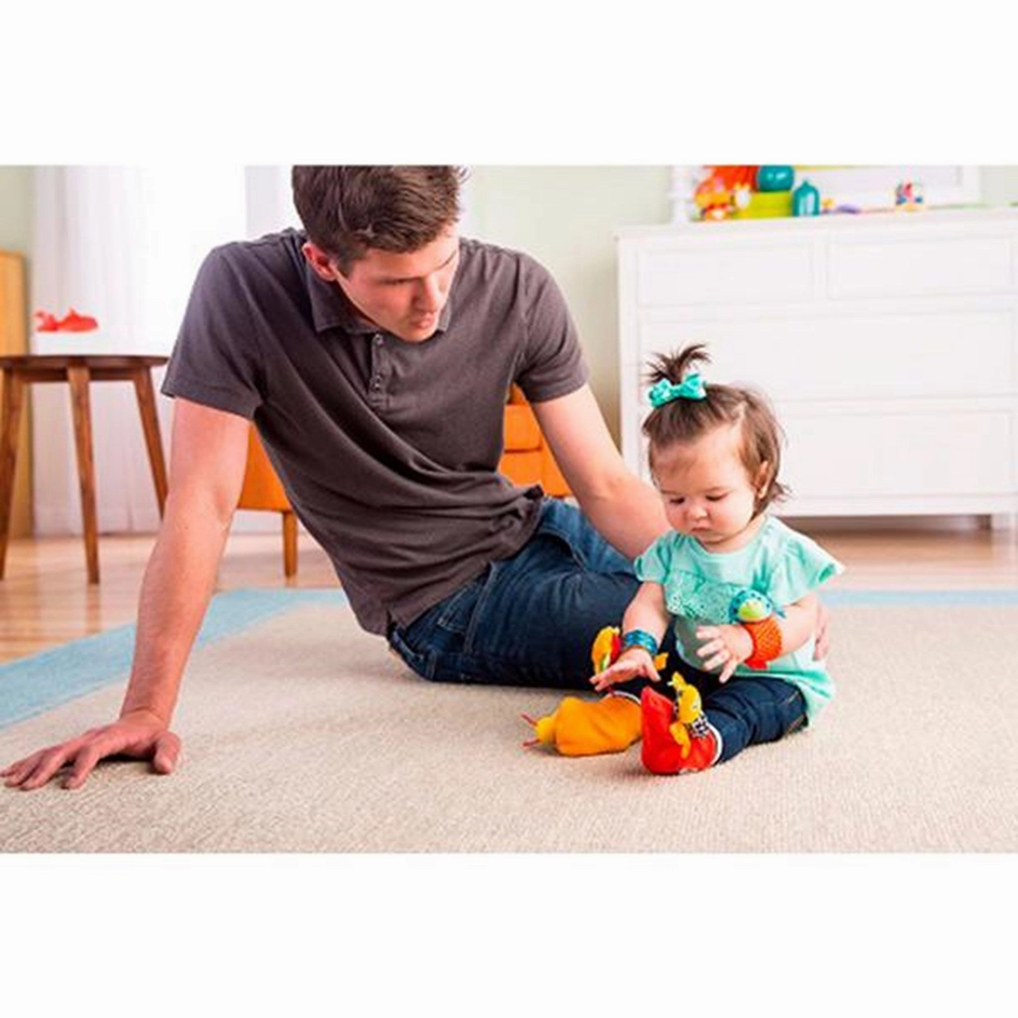 Lamaze Foot Finder & Wrist Rattle Set