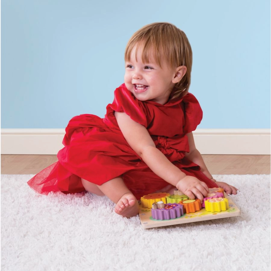 Le Toy Van - Petilou Gears & Cogs Busy Bee Learning Puzzle