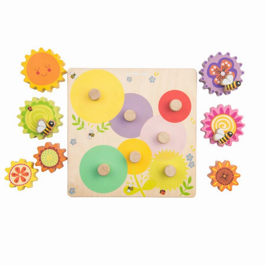 Le Toy Van - Petilou Gears & Cogs Busy Bee Learning Puzzle