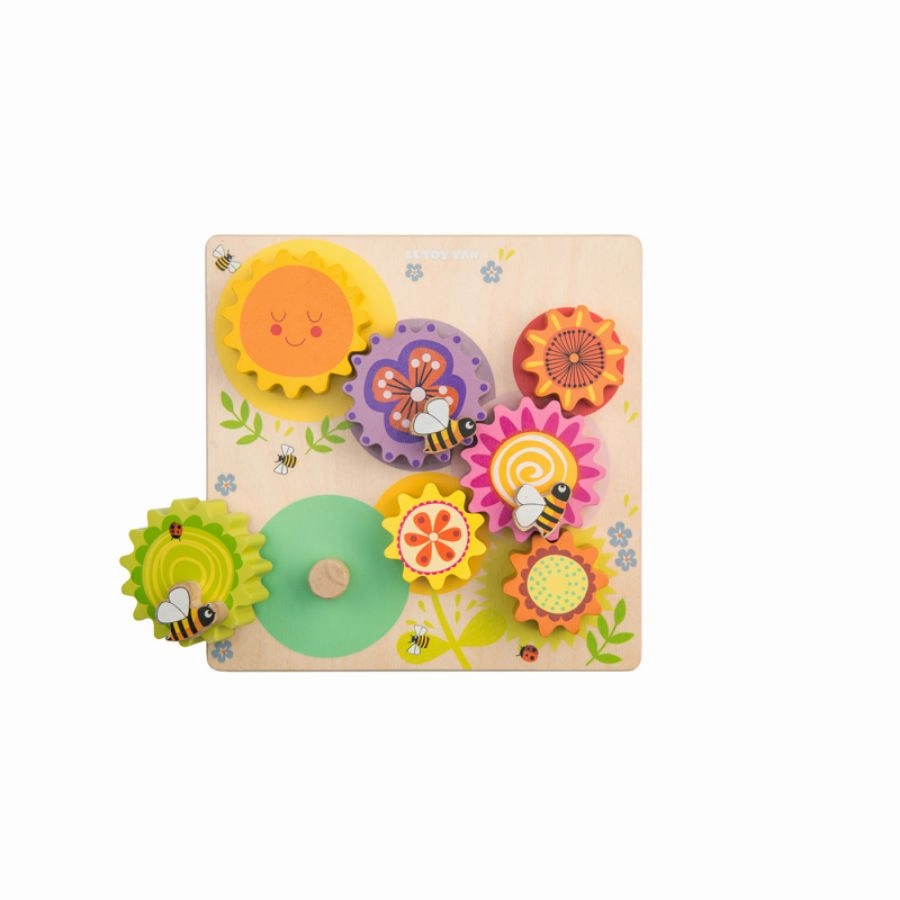 Le Toy Van - Petilou Gears & Cogs Busy Bee Learning Puzzle