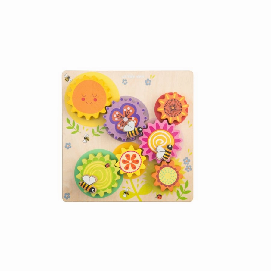 Le Toy Van - Petilou Gears & Cogs Busy Bee Learning Puzzle