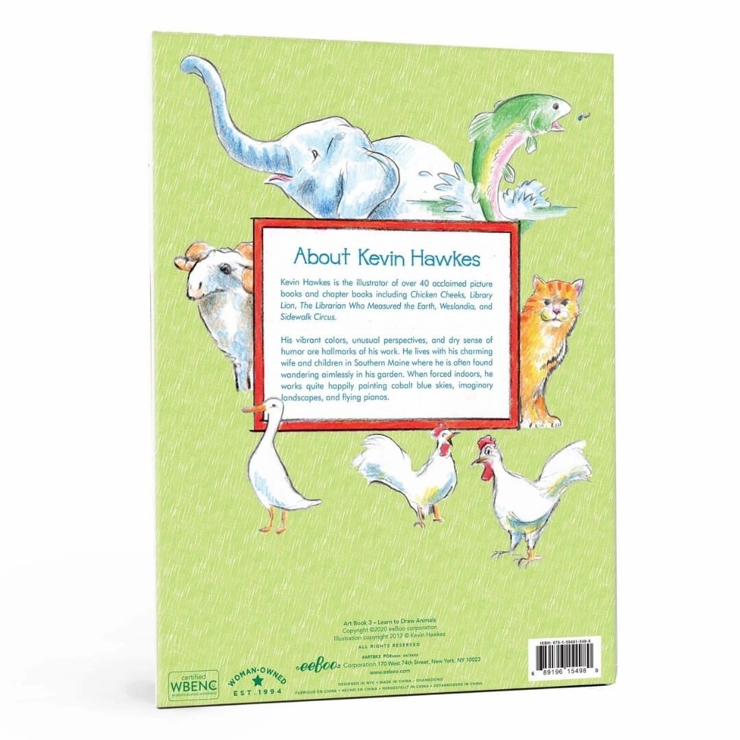 Learn To Draw Animals Art Book