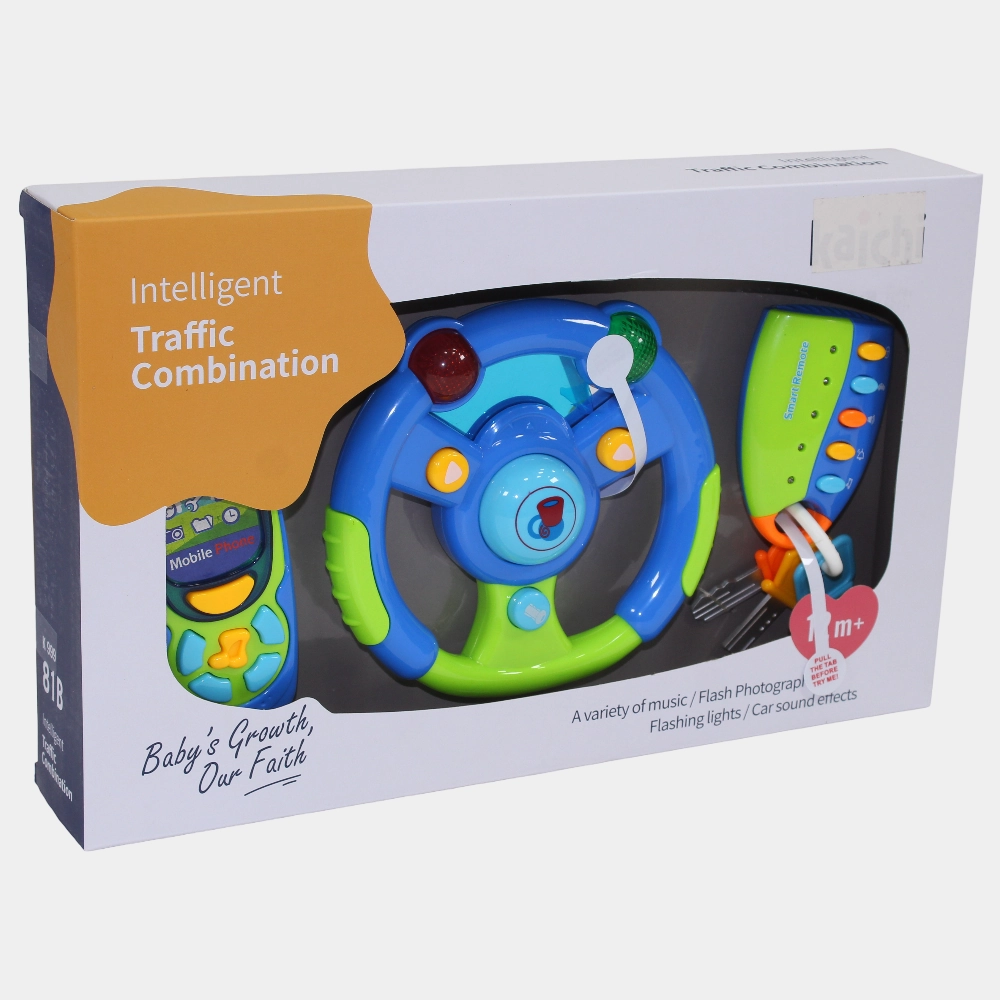 Learning Music Toy - Green - Key Chain, Mobile, and Steering Wheel