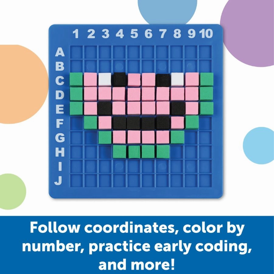 Learning Resource STEM Explorers Pixel Art Challenge