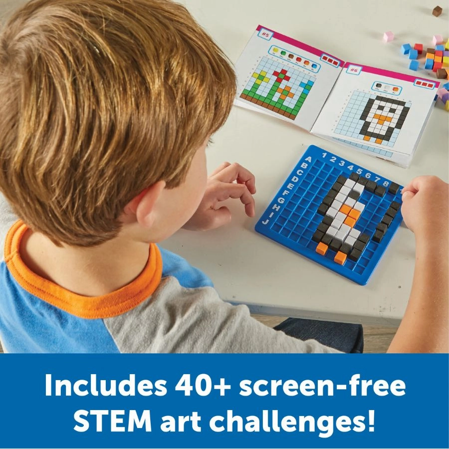 Learning Resource STEM Explorers Pixel Art Challenge