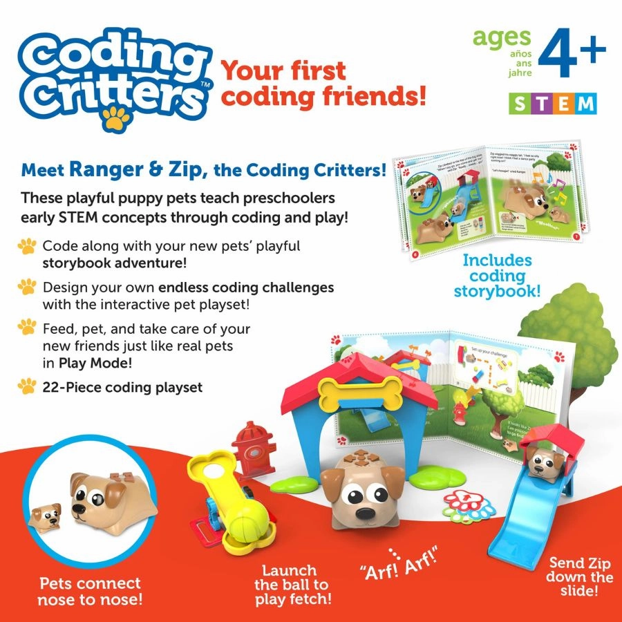 Learning Resources - Coding Critters Ranger & Zip