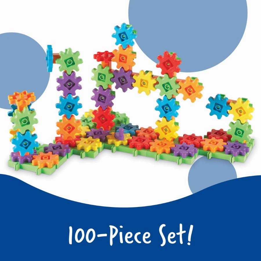 Learning Resources - Gears! Gears! Gears! Deluxe Building Set 100 Pieces