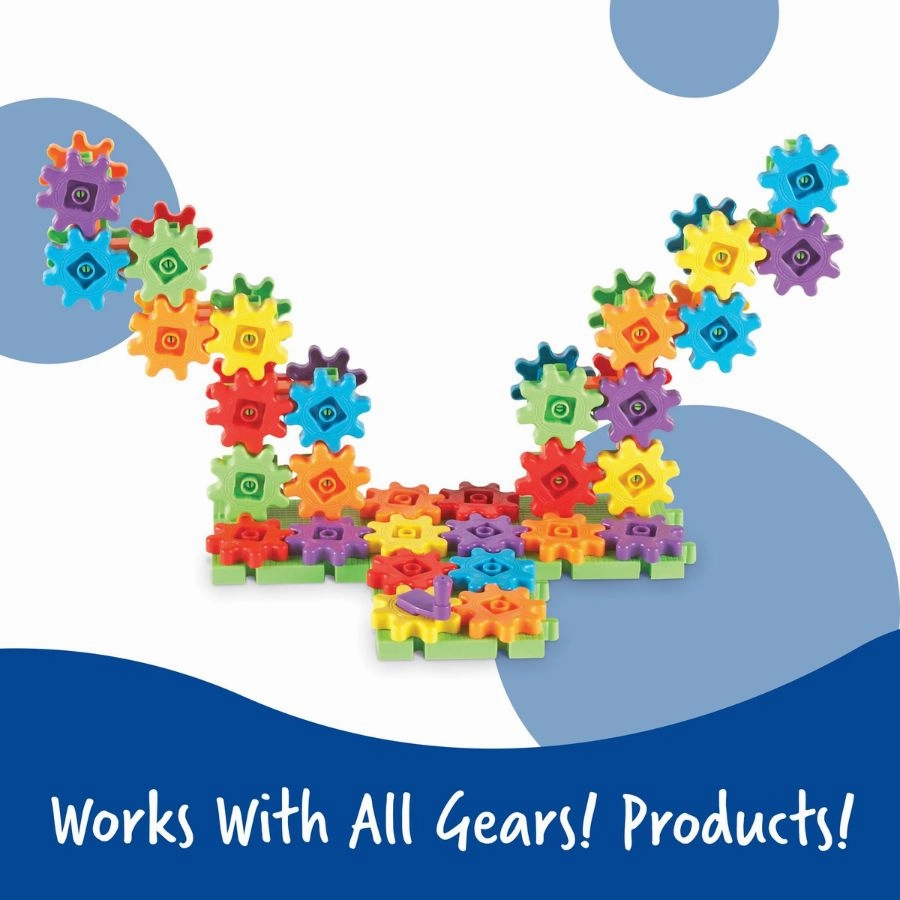Learning Resources - Gears! Gears! Gears! Deluxe Building Set 100 Pieces