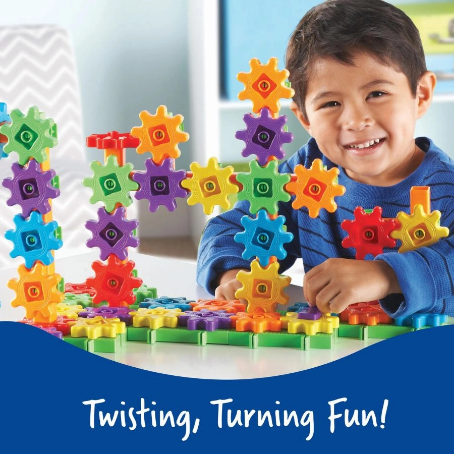 Learning Resources - Gears! Gears! Gears! Deluxe Building Set 100 Pieces