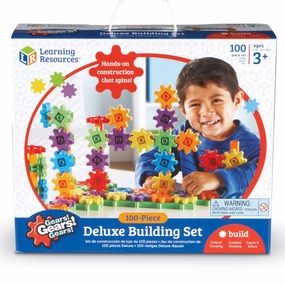 Learning Resources - Gears! Gears! Gears! Deluxe Building Set 100 Pieces