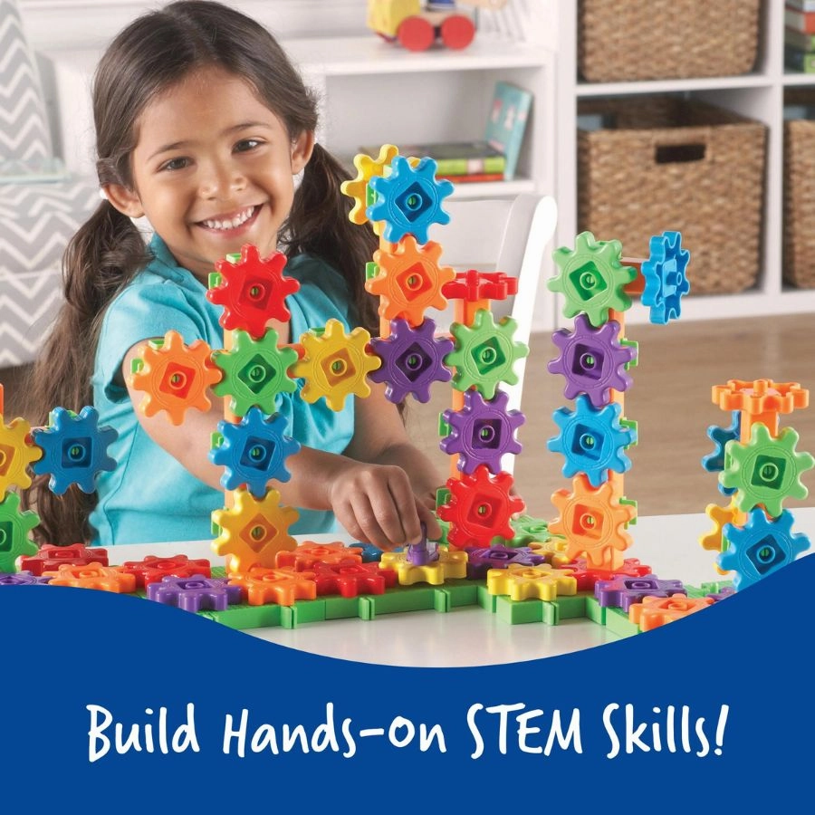 Learning Resources - Gears! Gears! Gears! Deluxe Building Set 100 Pieces