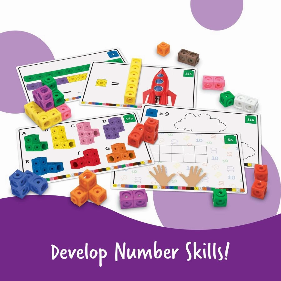 Learning Resources - Mathlink Cubes Early Math Activity Set