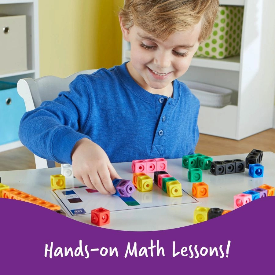 Learning Resources - Mathlink Cubes Early Math Activity Set