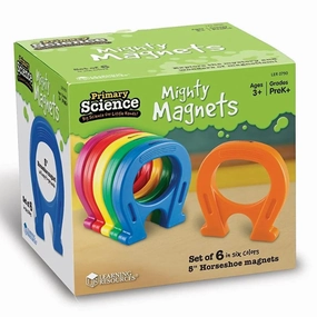 Learning Resources - Primary Science Mighty Magnets, Set of 6